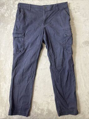 L.L.Bean BeanFlex cargo pants blue stretch outdoor hiking mens 38x34